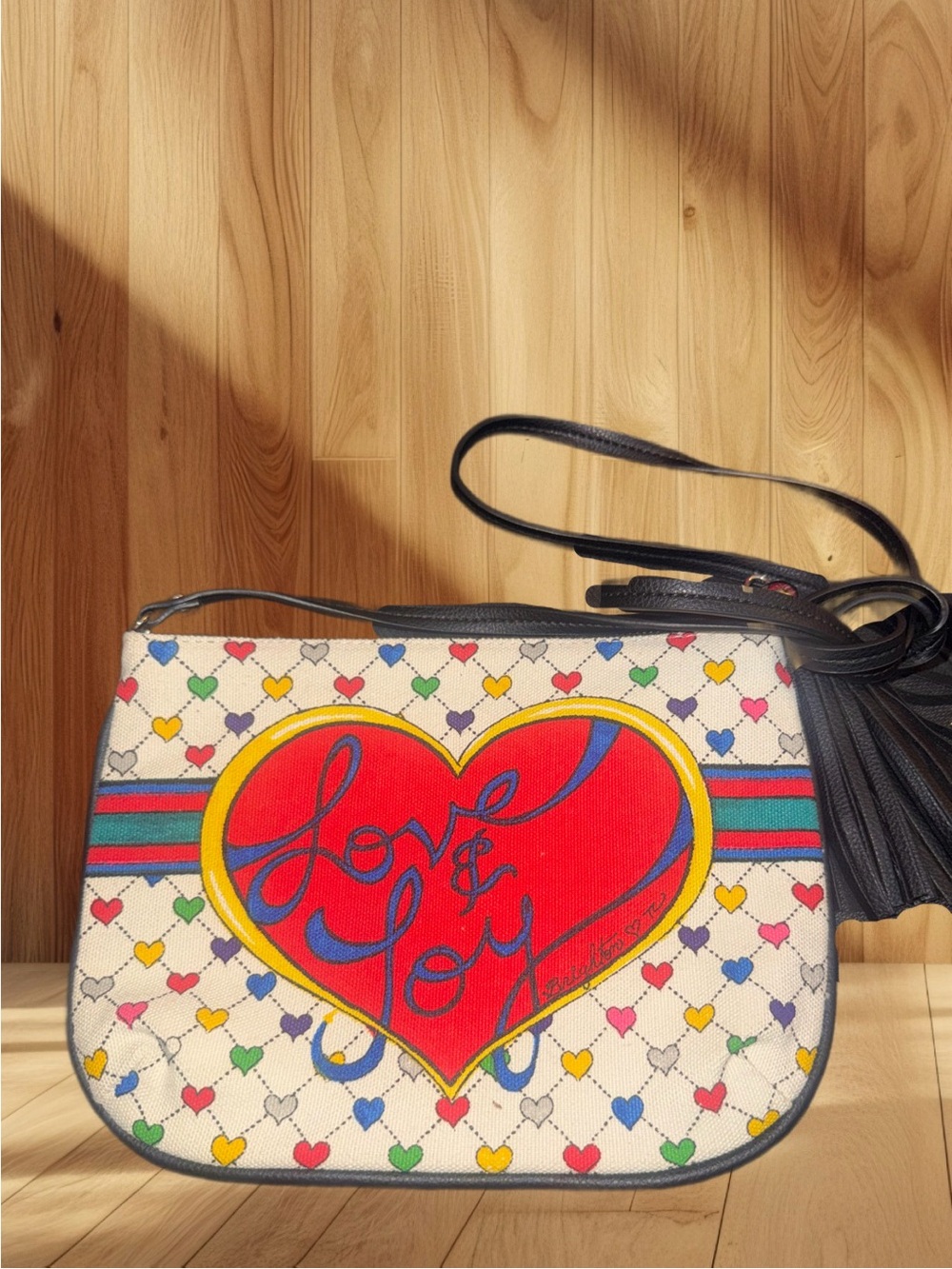 Brighton Love & Joy Heart Crossbody Bag